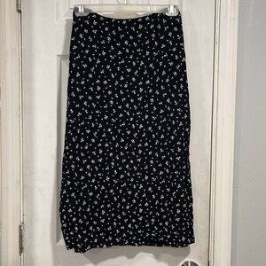 Brandy Melville Midi Floral Skirt